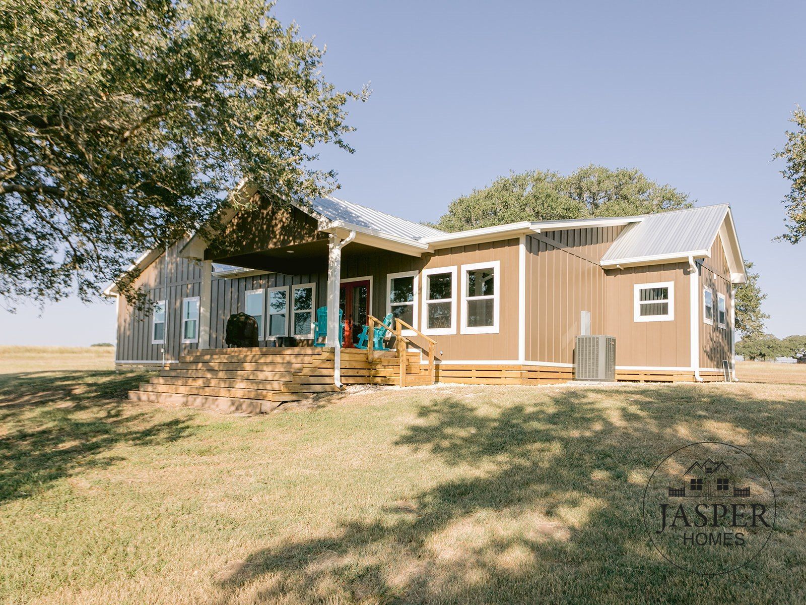 Mustang Mott ranch home renovation by Jasper Homes — exterior