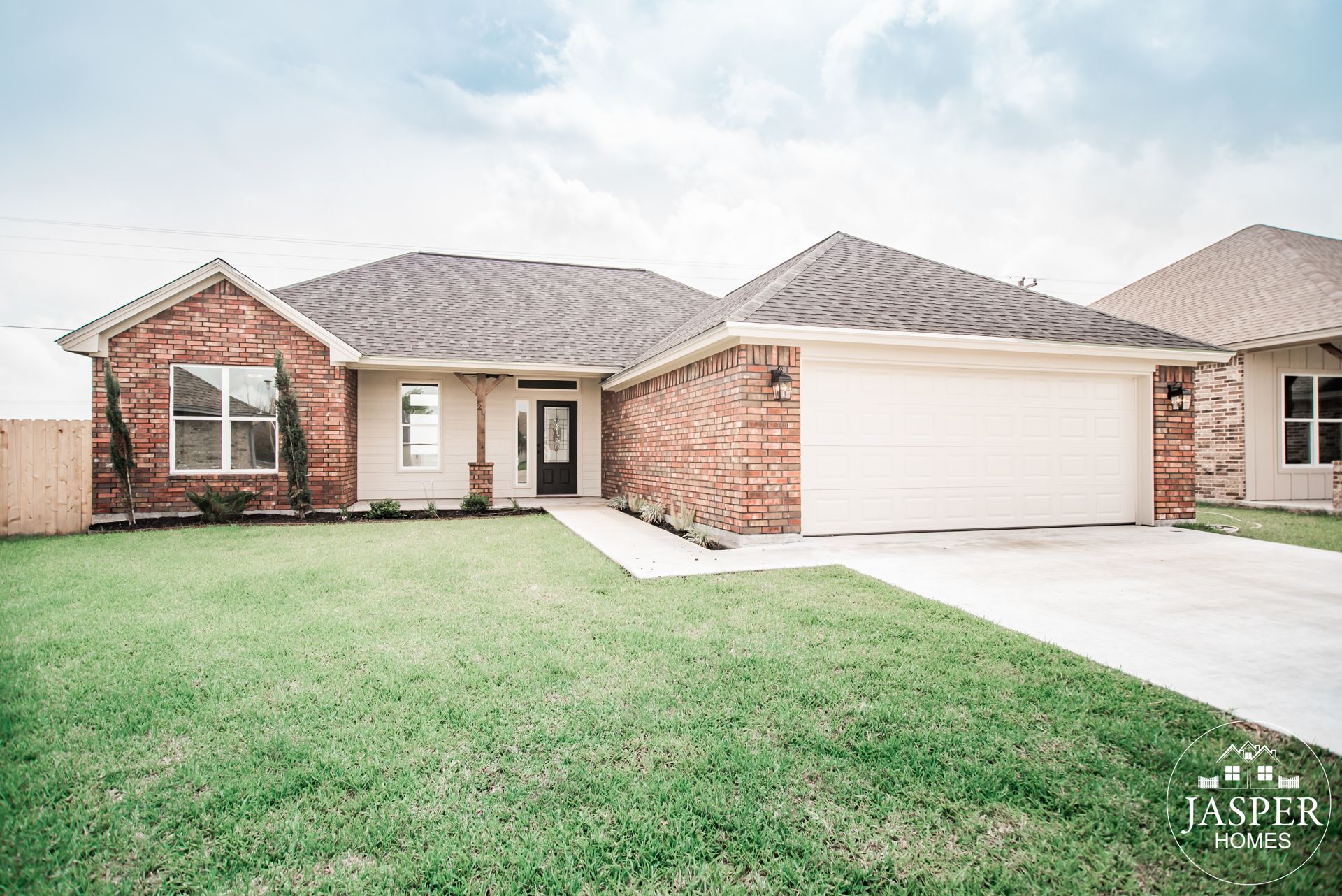 Victoria spec home built by Jasper Homes — exterior