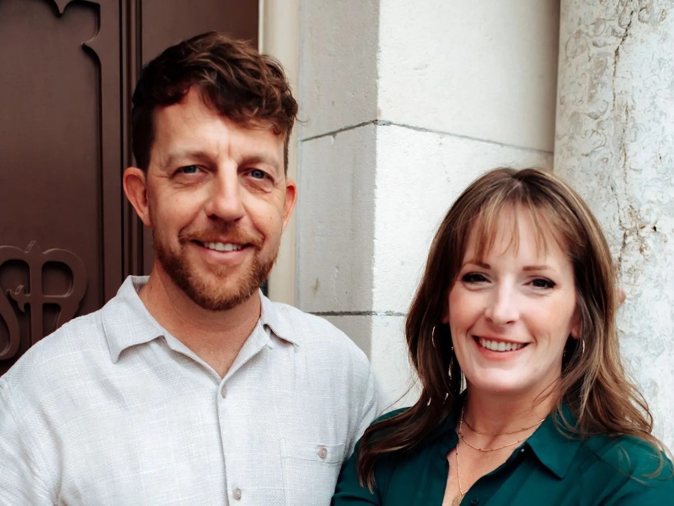 Jason Garvel, owner of Jasper Homes LLC, with his wife